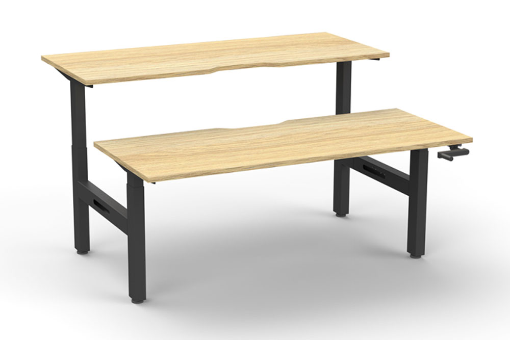 Boost Manual 2 Person Double Sided Workstation